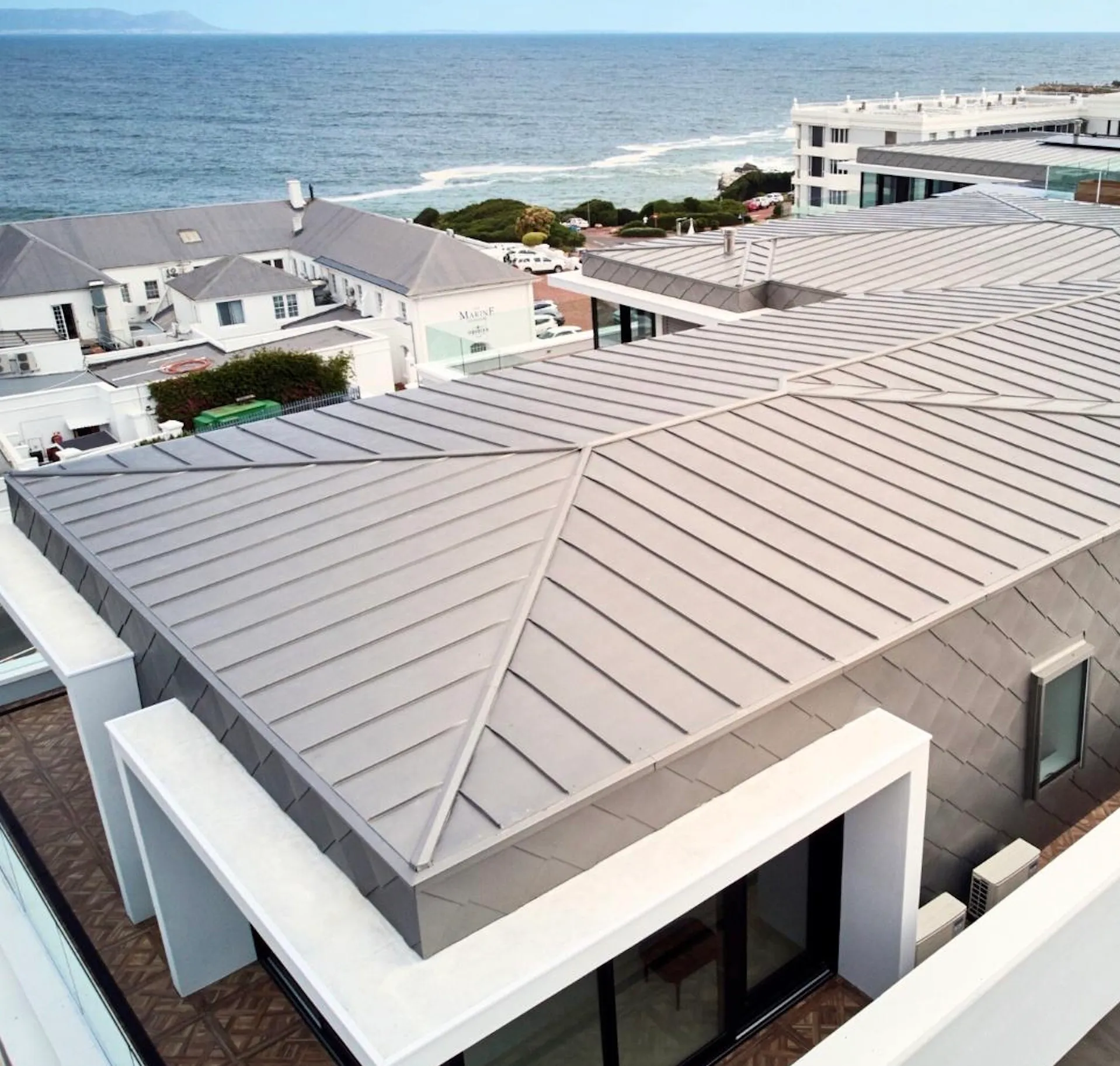 Coastal house with galvanized/zinc roof