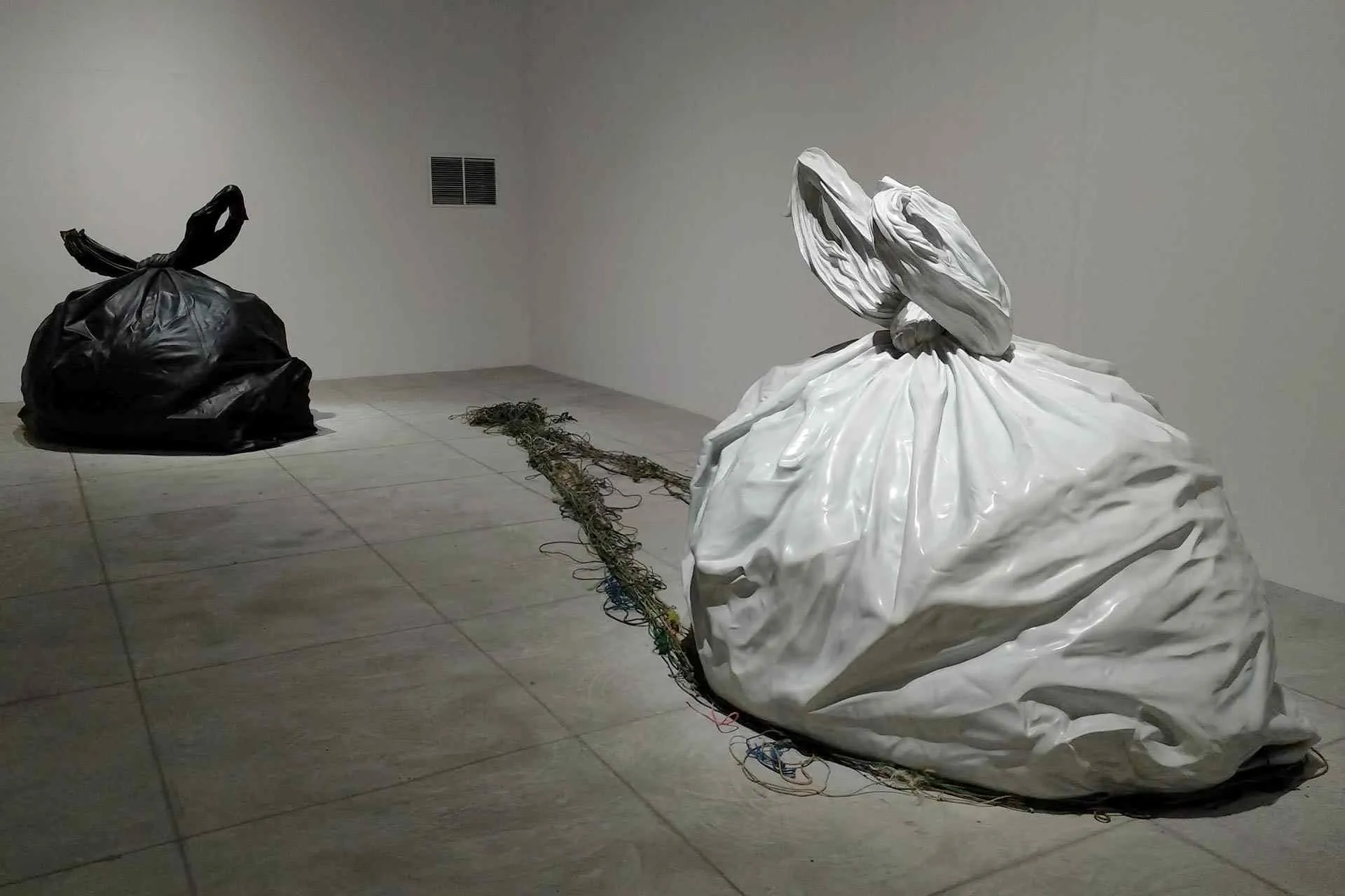 Indonesian contemporary artist Handiwirman Saputra has taken on the responsibility to raise the plastic bag problem. Exhibited at Art Bali - Beyond the Myth