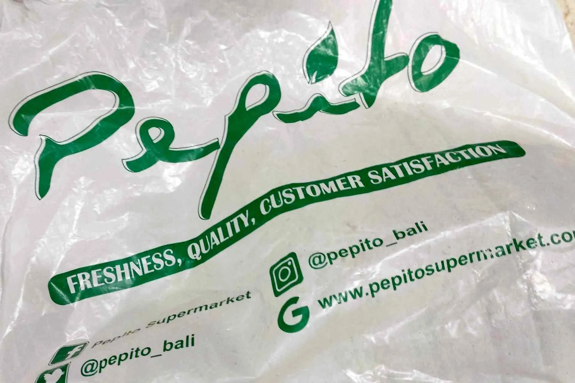 the Pepito/Popular supermarket chain has already adopted an 100% biodegradable plastic bag