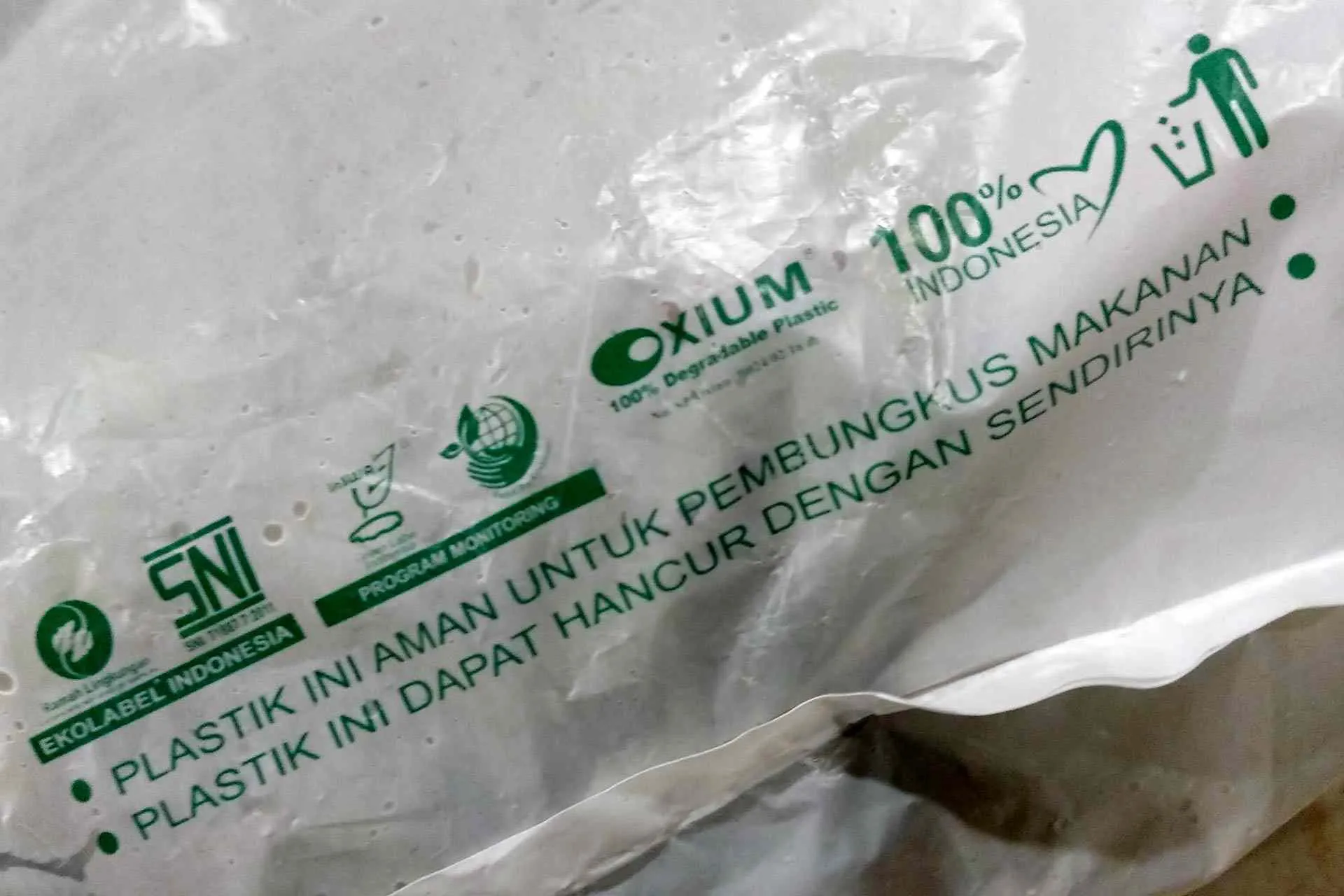 Oxium, Indonesian biodegradable plastic