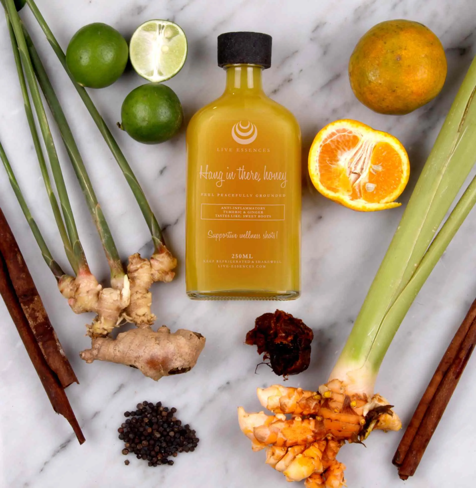 Live Essences and some of the ingredients used.
