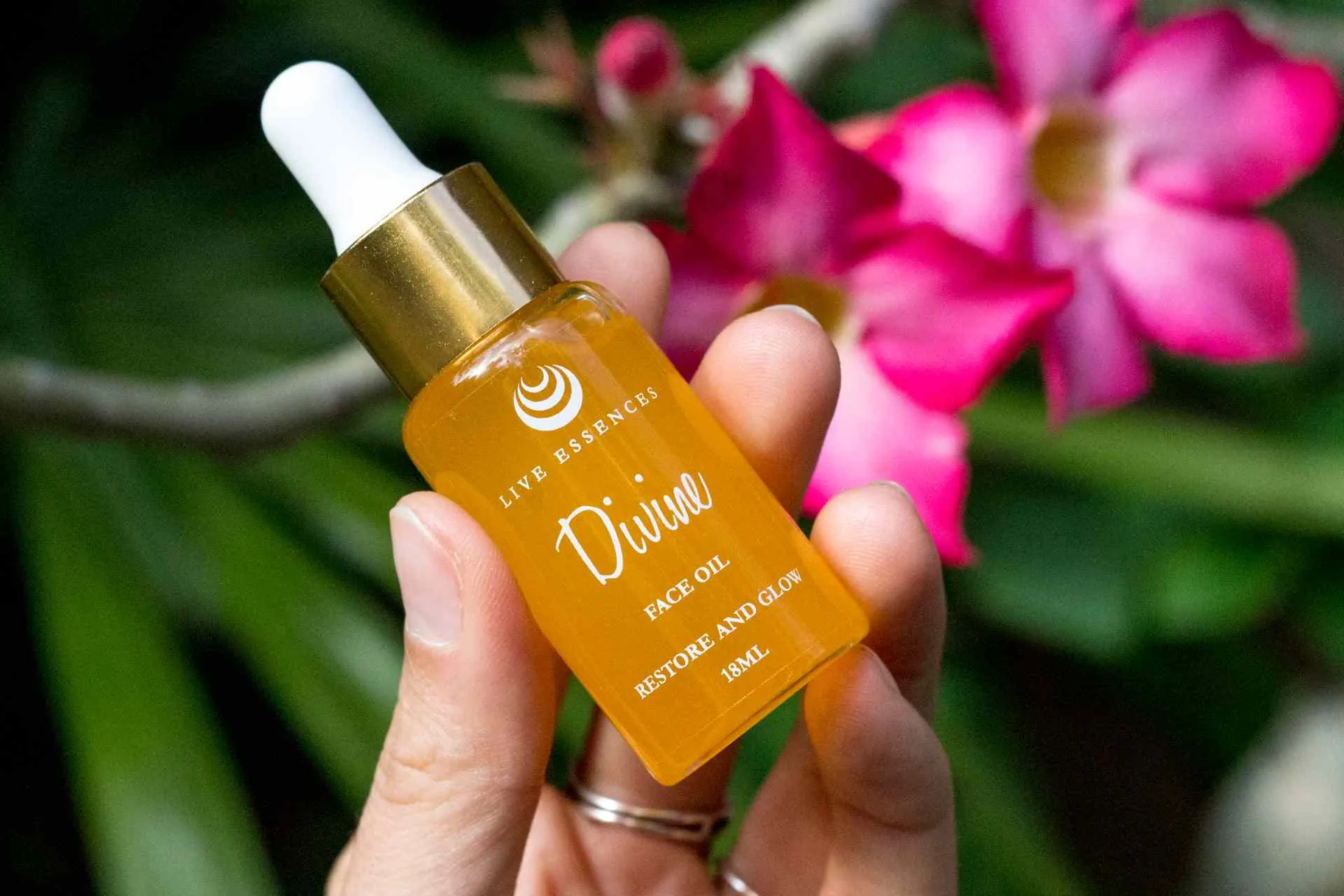 Live Essences skin oils.